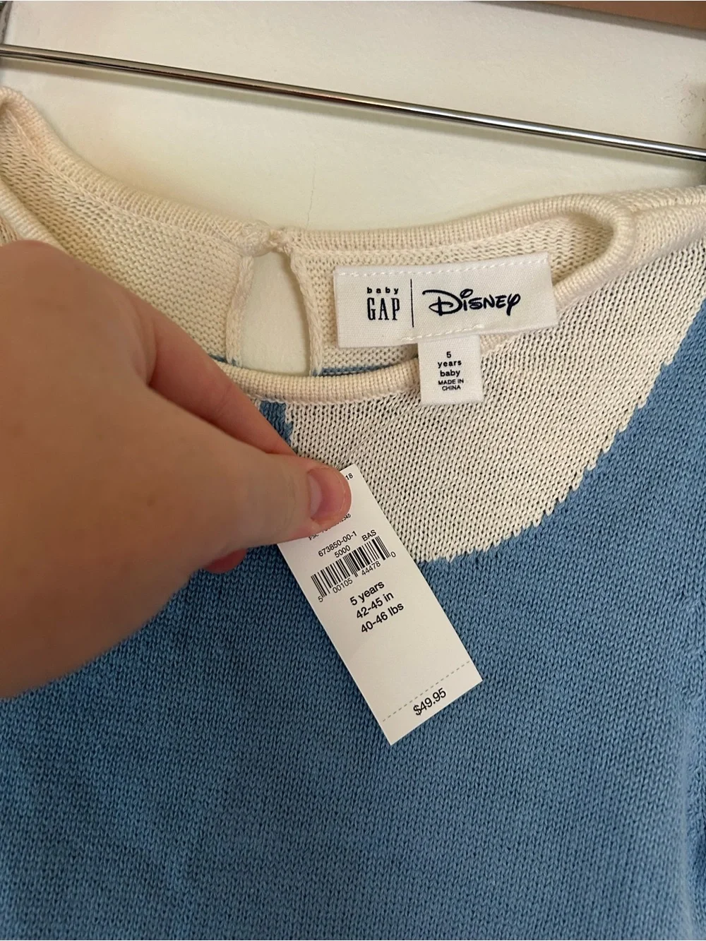 NWT Baby Gap Disney Snow White Girls Tulle Sweater Dress Size 5 years